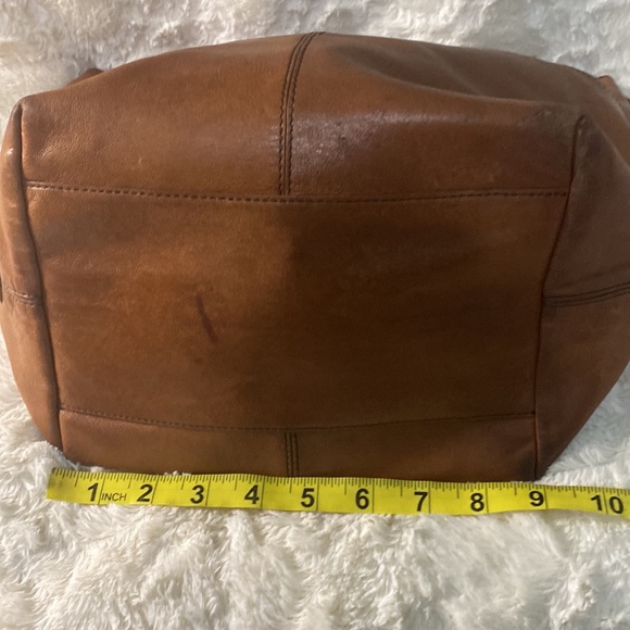 KOOBA  Large Brown Leather Tote bag with wide woven strap handle - Picture 11 of 16